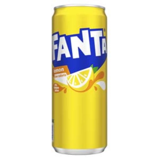 Picture of 330 Fanta Lemon SLEEK Can x24 DRS